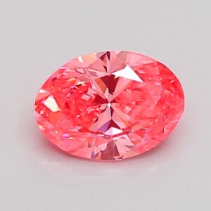 Oval 1 ct. Pink VS1  VG VG  CVD Lab Grown Diamond