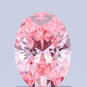 Oval 1 ct. Pink VS1  EX EX  CVD Lab Grown Diamond