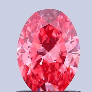Oval 1 ct. Pink VVS1  EX EX  CVD Lab Grown Diamond