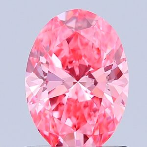 Oval 1.03 ct. Pink VVS2  EX EX  CVD Lab Grown Diamond