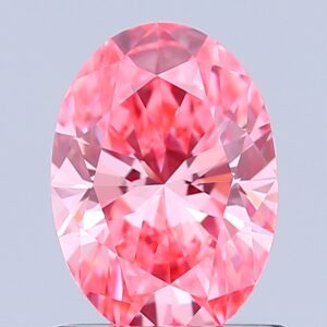 Oval 1.02 ct. Pink VVS2  EX EX  CVD Lab Grown Diamond