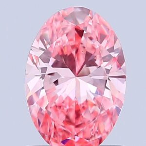 Oval 1.07 ct. Pink VS1  VG VG  CVD Lab Grown Diamond