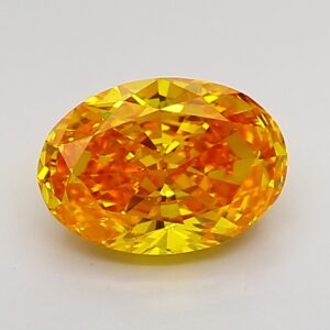 Oval 1.51 ct. Yellow VS1  VG VG  HPHT Lab Grown Diamond