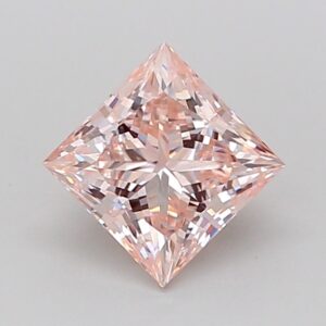 Princess 1.03 ct. Pink VVS1  EX VG  CVD Lab Grown Diamond