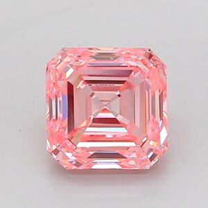 Asscher 1.02 ct. Pink VVS2 VG VG CVD Lab Grown Diamond
