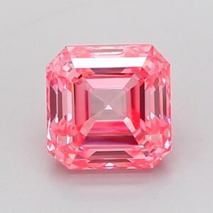 Asscher 1.03 ct. Pink VVS2 VG VG CVD Lab Grown Diamond