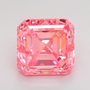 Asscher 1.51 ct. Pink VVS2 VG VG CVD Lab Grown Diamond