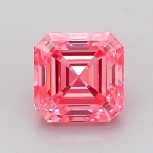 Asscher 1.07 ct. Pink VVS1 VG VG CVD Lab Grown Diamond