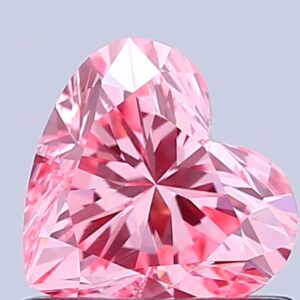 Heart 0.79 ct. Pink VS1  VG VG  CVD Lab Grown Diamond