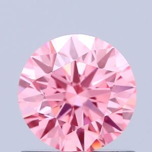Round 0.82 ct. Pink VVS1 ID EX VG  CVD Lab Grown Diamond