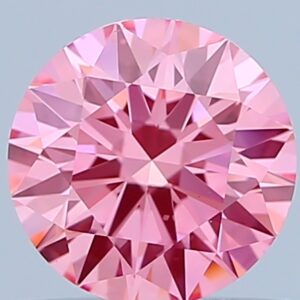 Round 0.8 ct. Pink VS1 ID EX EX  CVD Lab Grown Diamond