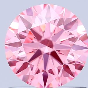 Round 0.93 ct. Pink VVS2 ID EX EX  CVD Lab Grown Diamond